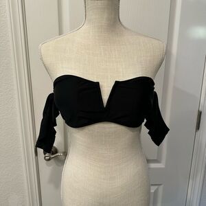 Express black bikini top size L